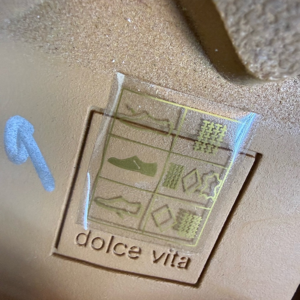 Dolce Vita Ericka Raffia Chunky Shoes Loafers Womens Size‎ 7 Tan Office Casual - Picture 6 of 9